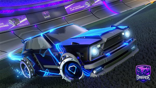 A Rocket League car design from oggyknight