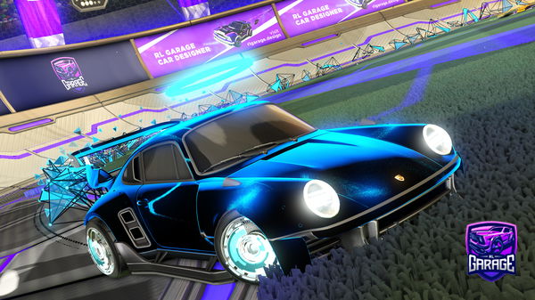 A Rocket League car design from Frogy1308