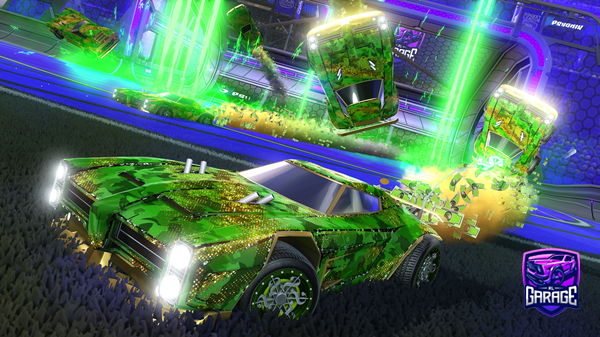 A Rocket League car design from Cashmoney121712