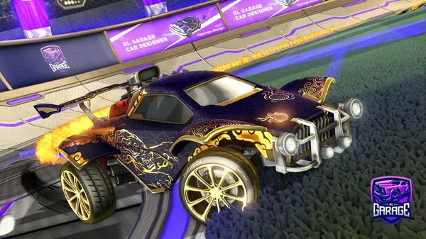 A Rocket League car design from 4acers