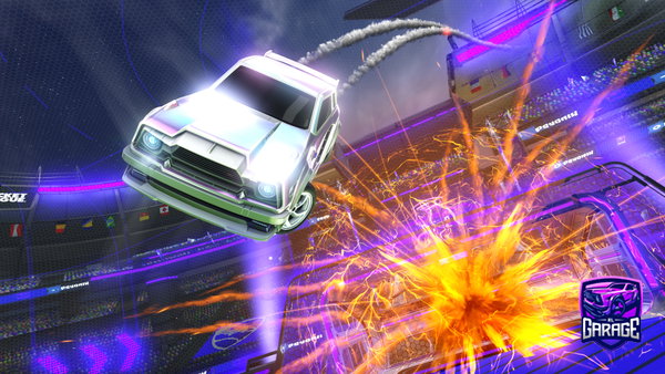 A Rocket League car design from zemqs