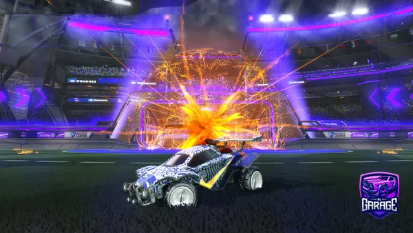 A Rocket League car design from Lampostmis