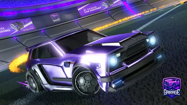 A Rocket League car design from pcty