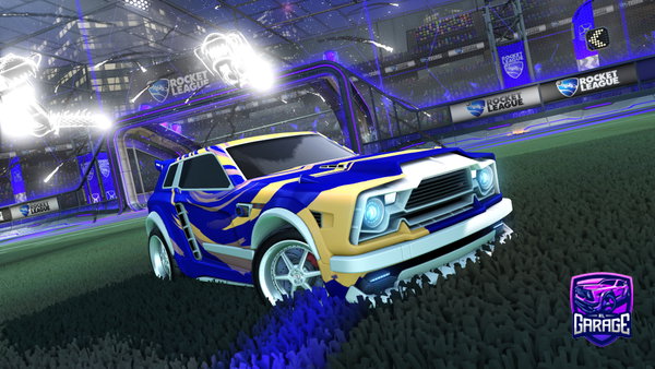 A Rocket League car design from Ninopequeno