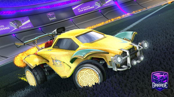 A Rocket League car design from Poweredplayer