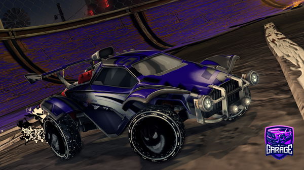 A Rocket League car design from stealthoxide9