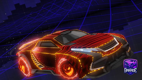 A Rocket League car design from Filetito09