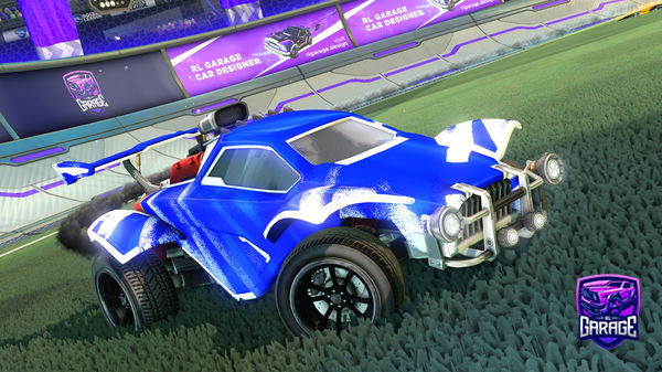 A Rocket League car design from Wohulo