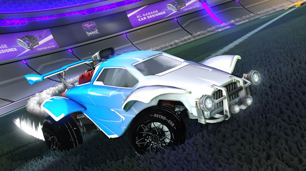 A Rocket League car design from Prehistoric