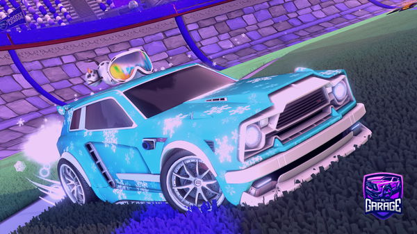 A Rocket League car design from Nicobalta