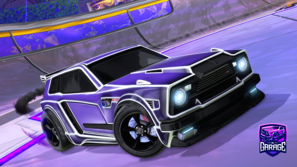 A Rocket League car design from TheToxicFranco