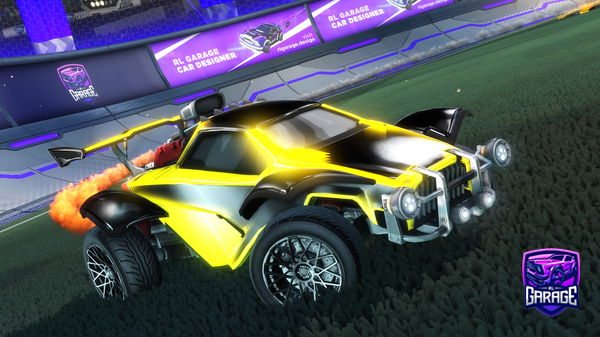 A Rocket League car design from Freak24