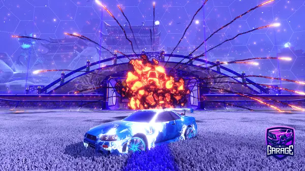 A Rocket League car design from Gamersam023028