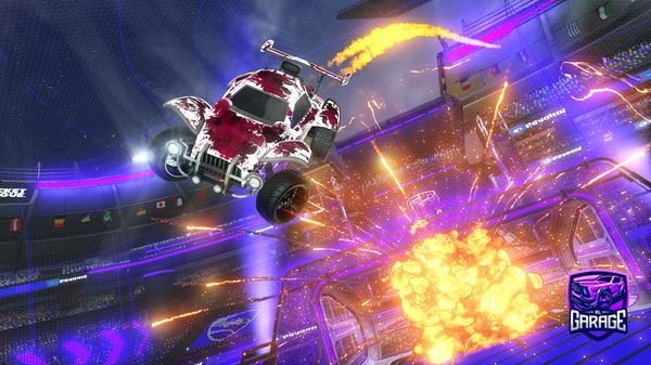 A Rocket League car design from furynfoff