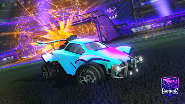 A Rocket League car design from Joemamagar