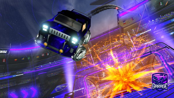 A Rocket League car design from IkBenCooler