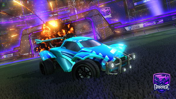 A Rocket League car design from AdriHellezz