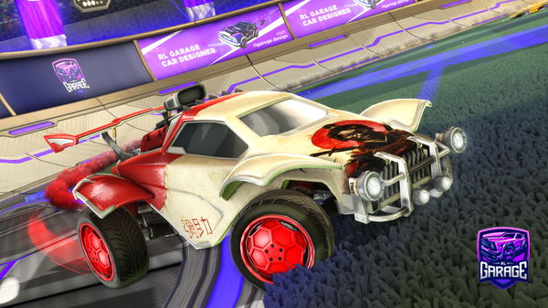 A Rocket League car design from Domko