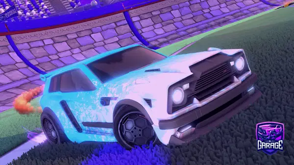 A Rocket League car design from -Tiago-
