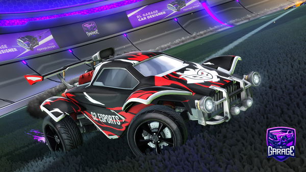 A Rocket League car design from Wallraff