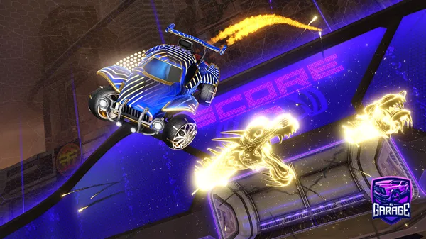 A Rocket League car design from destroyerfirebal