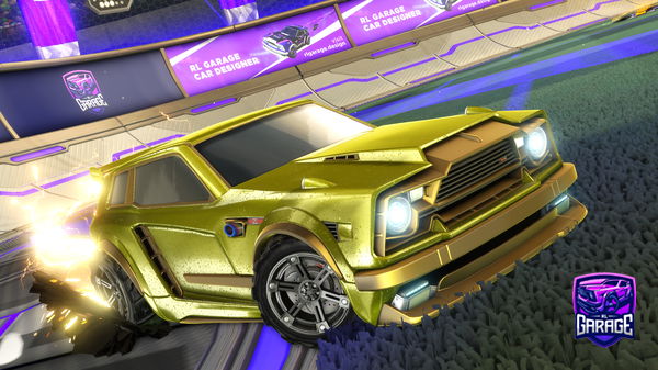 A Rocket League car design from OhmyThe