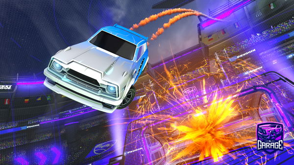 A Rocket League car design from majamiama