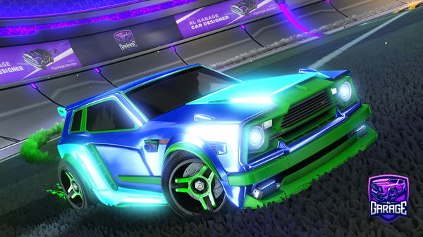 A Rocket League car design from slayzit