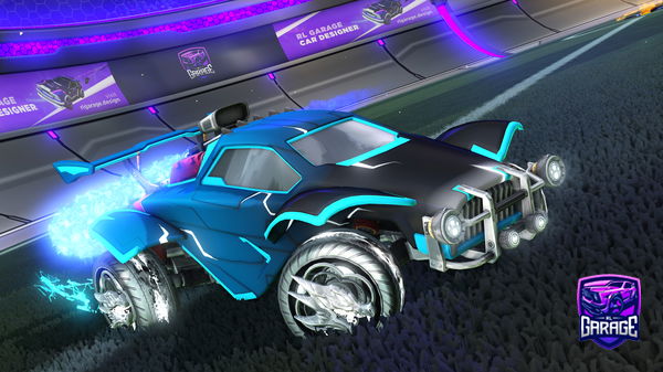 A Rocket League car design from Flerp720