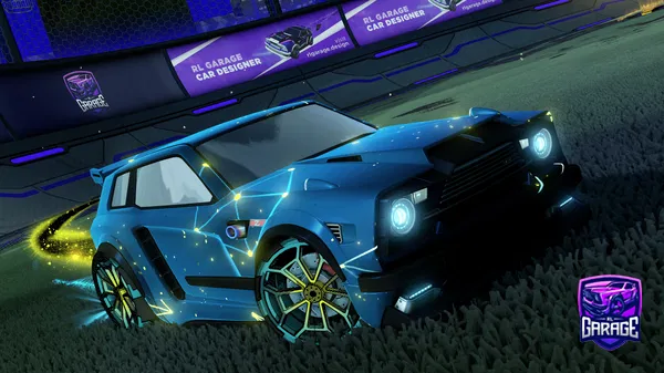 A Rocket League car design from Yvngs