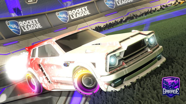 A Rocket League car design from GOLDENHALO99