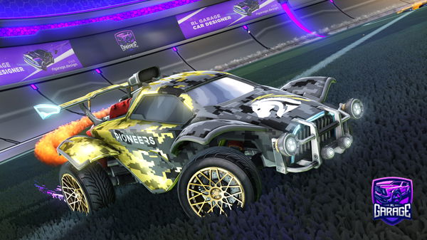 A Rocket League car design from DunnitRL_on_YT