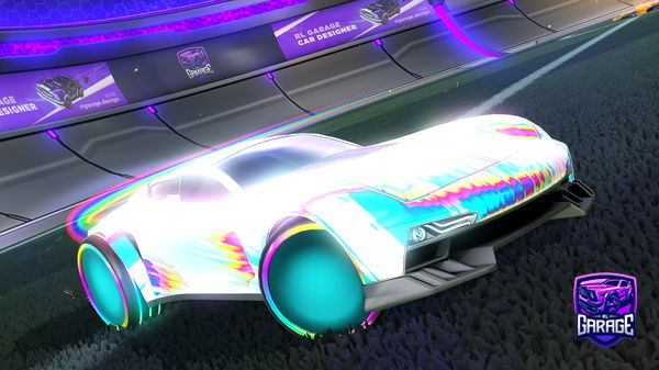 A Rocket League car design from Draconicfrost285