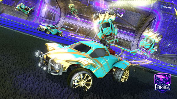 A Rocket League car design from Tilinxdddd