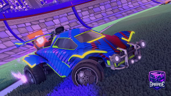 A Rocket League car design from Kevdev11