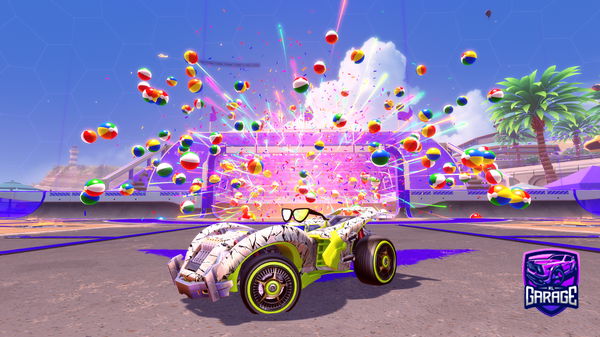 A Rocket League car design from Foo515