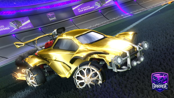 A Rocket League car design from lil_l3y3nda