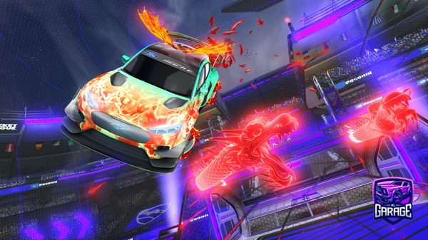 A Rocket League car design from shadowknighto18