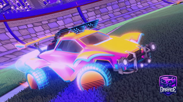 A Rocket League car design from Mlontor