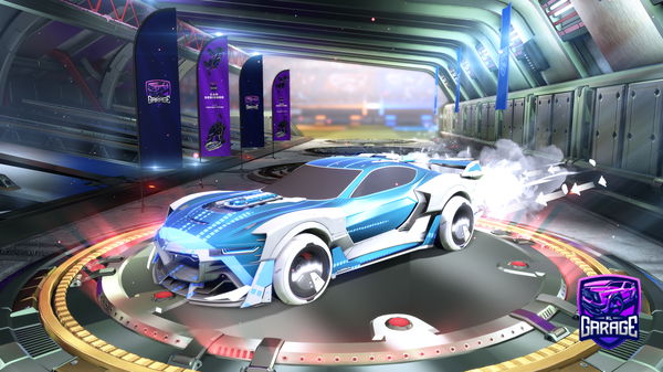 A Rocket League car design from Wwasteel_