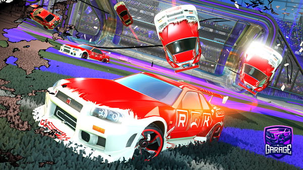 A Rocket League car design from R280