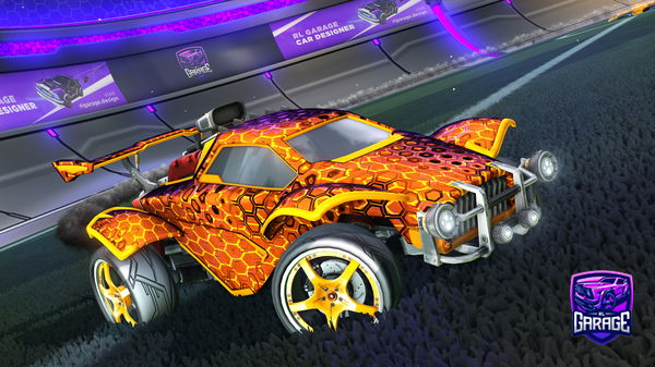 A Rocket League car design from McBigTony