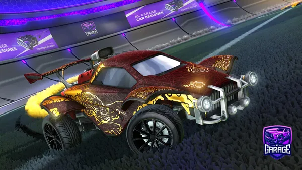 A Rocket League car design from OrgiYT