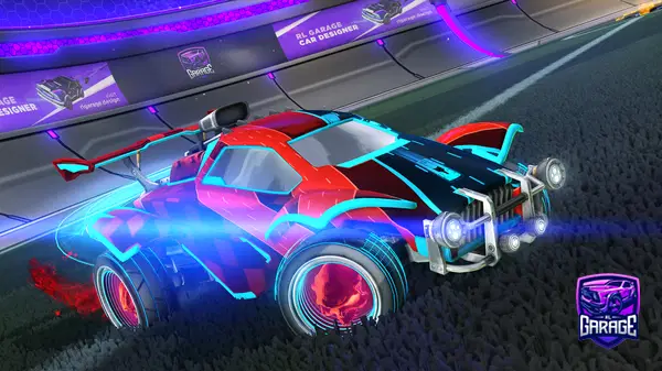 A Rocket League car design from Dreshark