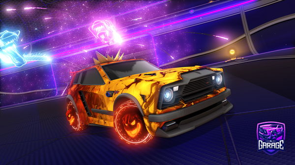 A Rocket League car design from HAROONPLAYS