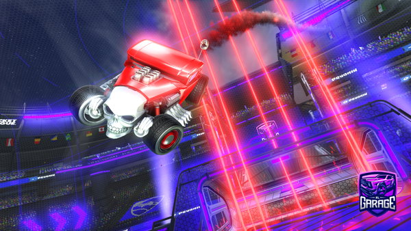 A Rocket League car design from Rohail78