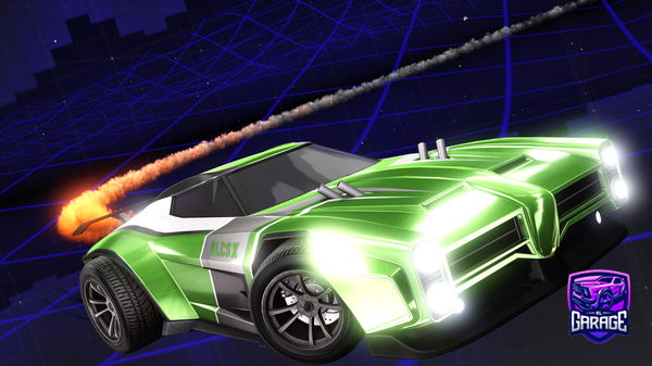 A Rocket League car design from Theblackgoat