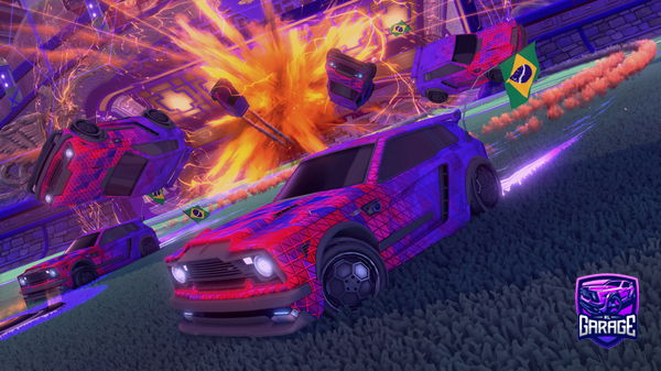A Rocket League car design from Slayer041