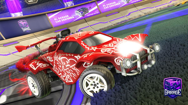 A Rocket League car design from ItsGiuze