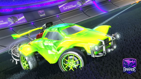 A Rocket League car design from Lesserevol
